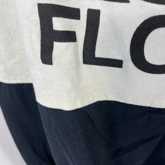 VINTAGE FLORIDA SLEEVELESS 1/4 SHIRT ADULT L/XL USA MADE WHITE BLACK 90s TANK - Picture 4 of 14